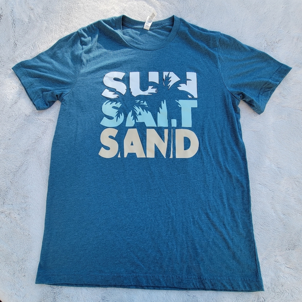Large unisex Sun Salt Sand t-shirt